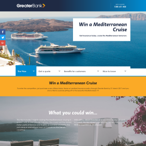 Win a Mediterranean Cruise! (Purchase Required)