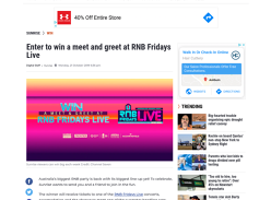 Win a meet & greet at RNB Fridays Live!