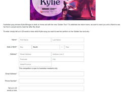 Win a meet & greet with Kylie Minogue