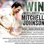 Win a meet & greet with Mitchell Johnson!