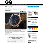 Win a Melbourne Watch Company watch worth $599!