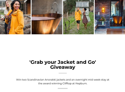 Win a Midweek Stay at Clifftop at Hepburn & Two Anorakki Jackets