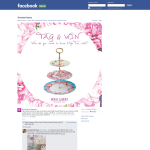 Win a Miranda Kerr 3 Tier Cake Stand for you & a friend!
