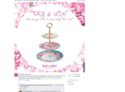 Win a Miranda Kerr 3 Tier Cake Stand for you & a friend!