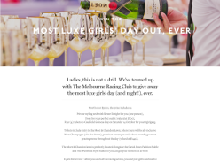 Win a Moet & Chandon Caulfield Cup Package for 4