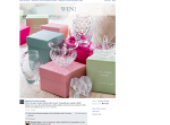 Win a Monique Lhuillier Waterford 'My Favorite Things' gift pack valued at $499!