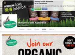 Win a months supply of 'Nature's Gift' organic dog food!