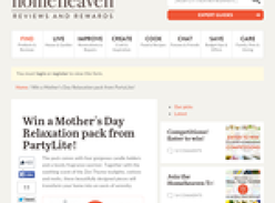 Win a Mother's Day Relaxation pack from PartyLite!