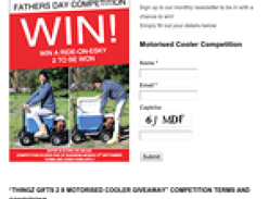 Win a Motorized Cooler