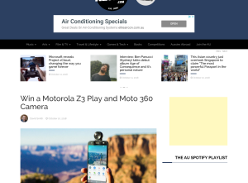 Win a Motorola Z3 Play and Moto 360 Camera