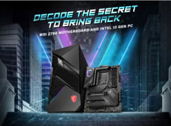 Win a MSI Z790 Series Motherboard or a MSI Intel 13th Gen Gaming PC