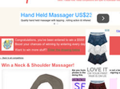 Win a Neck & Shoulder Massager!