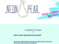 Win a Neon Pear Gift Voucher