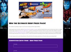 Win a Nerf blasters prize pack