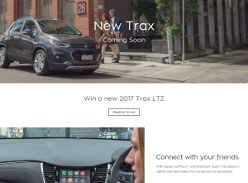 Win a new 2017 Holden Trax LTZ!