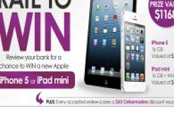 Win a new Apple iPhone or iPad Mini