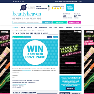 Win a 'New to Beauty Heaven' prize pack!