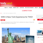 Win a New York experience for 2!