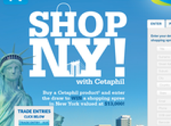 Win a New York shopping spree valued at $13,000!