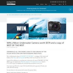 Win A Nikon Underwater Camera And A Copy Of Best of the Best