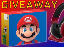 Win a Nintendo Switch Mario Edition + Turtle Beach Wireless Headphones