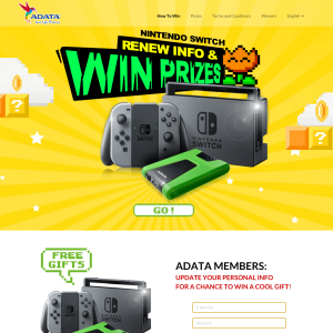 Win a Nintendo Switch + MORE!