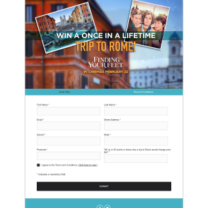 Win a Once In A Lifetime Trip to Rome