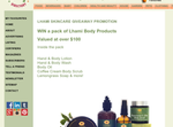 Win a pack of Lhami Body Products