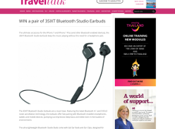 Win a pair of 3SIXT Bluetooth Studio Earbuds!