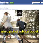 Win a pair of Adidas Boost sneakers!