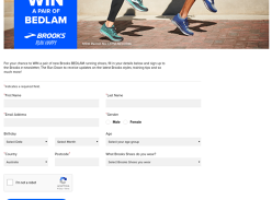 Win a Pair of Bedlam Runing Shoes