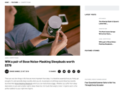 Win a pair of Bose Noise-Masking Sleepbuds