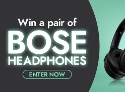 Win a Pair of Bose QuietComfort 45 Noise Cancelling Headphones