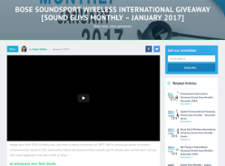 Win a pair of Bose Soundsport Wireless earbud headphones!