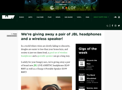 Win a Pair of JBL Wireless Headphones
