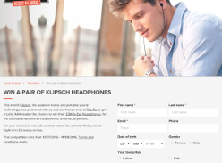 Win a pair of Klipsch headphones!