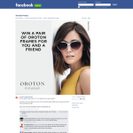 Win a pair of Oroton frames for you & a friend!