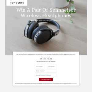 Win a Pair of Sennheiser HD 4.50 BTNC Wireless Headphones
