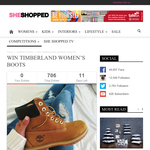 Win a pair of Timberland women's boots!