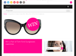 Win a pair of 'Tom Ford' sunglasses!