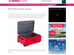 Win a Paklite Sto-Way suitcase!