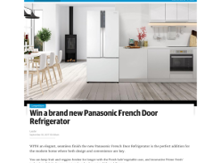 Win a Panasonic French Door Refrigerator
