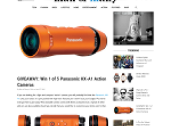 Win a Panasonic HX-A1 Action Camera