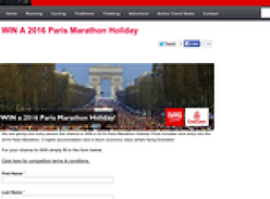 Win a Paris Marathon holiday!