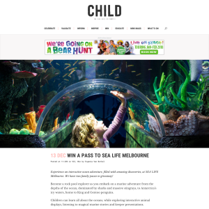Win a Pass to Sea Life Melbourne