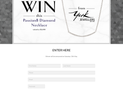 Win a Passion8 diamond necklace, valued at $1,650!