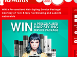 Win a personalised hair styling service package for the entire year!
