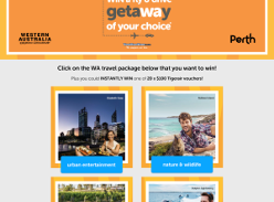 Win a Perth fly/drive experience of your choice