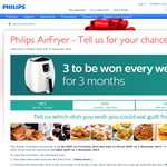 Win a Philips Air Fryer