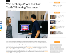 Win A Philips Zoom In-Chair Teeth Whitening Treatment